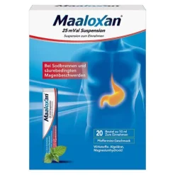 Maaloxan 25 mVal Suspension, 20X10 ml> Sodbrennen Medikamente