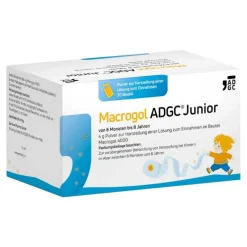Macrogol ADGC Junior 6 M-8J 4g Pulver zur H.e.L.zum Einnehmen , 30 St