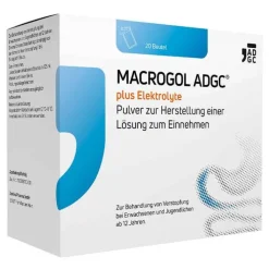 ADGC Macrogol ® plus Elektrolyte Pulver zur H.e.L.zum Einnehmen , 20 St> Abführmittel