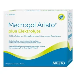 Macrogol Aristo plus Elektrolyte 13,72 g Ple, 10 St