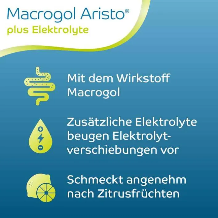 Aristo Macrogol plus Elektrolyte 13,72 g Ple, 20 St> Abführmittel