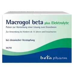 Beta Macrogol plus Elektrolyte Pulver, 50 St> Abführmittel
