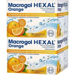 Hexal Macrogol Orange Pulver zur Herstellung einer Lösung zum Einnehmen Beutel , 100 St> Abführmittel