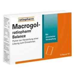 Macrogol ratiopharm Balance Pulver zur H.e.Lösung zum Einnehmen, 10 St