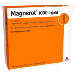 Magnerot 1000 Injekt Ampullen, 10X10 ml> Magnesium