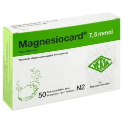 Magnesiocard 7,5 mmol Brausetabletten, 50 St