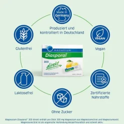 Magnesium Diasporal 300 direkt Granulat, 20 St