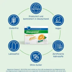 Magnesium Diasporal 400 Extra direkt Granulat, 100 St