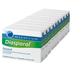 Magnesium Diasporal 4 mmol Ampullen, 50X2 ml> Magnesium