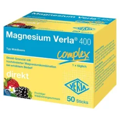 Verla Magnesium 400 Waldbeere Direkt-Granulat, 50 St> Magnesium