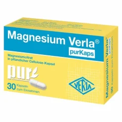 Verla Magnesium Purkaps vegane Kapseln zum Einnehmen, 30 St> Magnesium