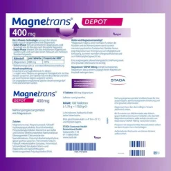 Magnetrans Depot 400 mg Tabletten, 100 St><noscript><img width=
