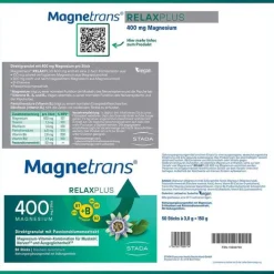 Magnetrans Relax + 400 mg Granulat Sticks Blaubeere, 50 St> Magnesium