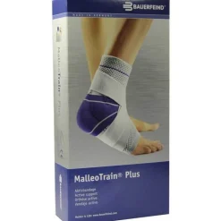 Bauerfeind Malleotrain Plus Größe 4 rechts titan Sprunggelenkb., 1 St> Knöchel- & Sprunggelenkbandagen
