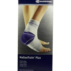 Bauerfeind Malleotrain Plus Größe 5 rechts titan Sprunggelenkb., 1 St> Knöchel- & Sprunggelenkbandagen