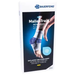 Bauerfeind Malleotrain Sprunggelenkbandage Größe 4 rechts schwarz , 1 St> Knöchel- & Sprunggelenkbandagen