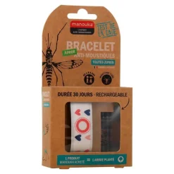 Manouka Mückenschutz Armband Junior Herzen, 1 P