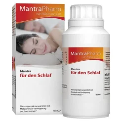 Mantra für den Schlaf Kapseln, 180 St> Melatonin Tabletten|Hirnleistung & Nerven