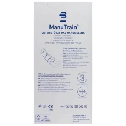 Manutrain Handgelenkbandage Größe 5 rechts titan, 1 St