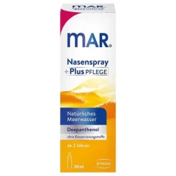 Mar Nasenspray Plus Pflege, 20 ml> Meerwasser Nasenspray|Schnupfen & Nasennebenhöhlen