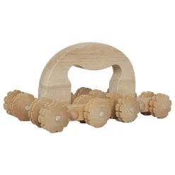 Massageroller Holz mit Bügel + 8 Achsen, 1 St> Massagegeräte