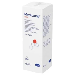Medicomp Extra Kompressen 7,5x7,5 cm unsteril, 100 St> Sterile Kompressen