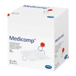 Medicomp Kompressen 10x10 cm unsteril, 100 St> Sterile Kompressen