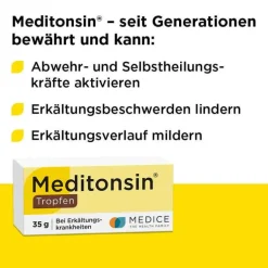 Meditonsin Tropfen bei Erkältung, 35 g