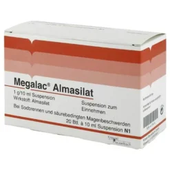 Megalac Almasilat Suspension, 20X10 ml> Sodbrennen Medikamente