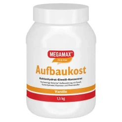 Megamax Aufbaukost Vanille Pulver, 1.5 kg