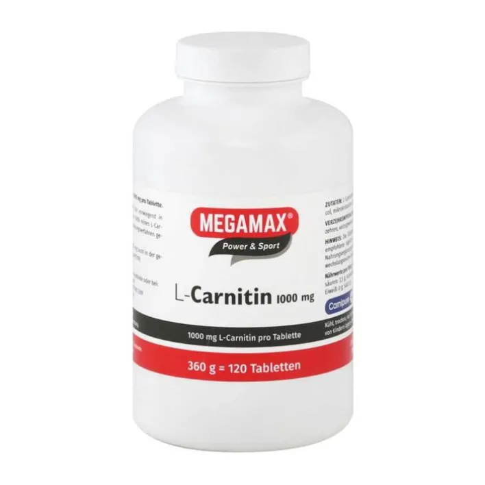 Megamax L Carnitin 1000 mg Tabletten, 120 St> L-Carnitin|Carnitin