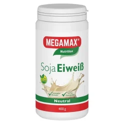 Megamax Soja Eiweiß neutral Pulver, 400 g