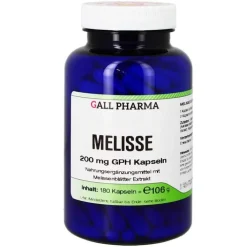 Hecht Pharma Melisse 200 mg GPH Kapseln, 180 St> Verdauung|Hirnleistung & Nerven