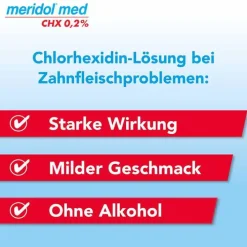 Meridol ® med CHX 0,2% Mundspülung, 300 ml> Zahnfleischentzündung Medikamente