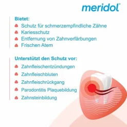 Meridol Rundumpflege Zahnpasta, 75 ml><noscript><img width=