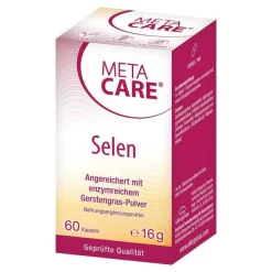 Meta Care Selen + Kapseln, 60 St> Selen|Gerstengras