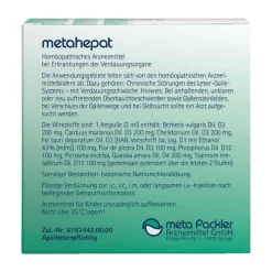 Metahepat Injektionslösung, 5X2 ml