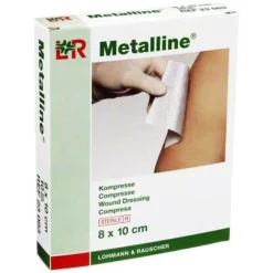 Metalline Kompressen 8x10cm, 10 St> Sterile Kompressen