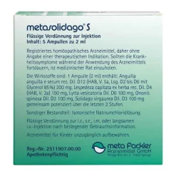 Metasolidago S Injektionslösung, 5X2 ml