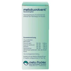 Metatussolvent Hustentropfen, 50 ml
