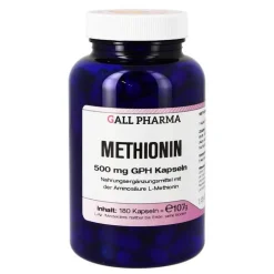 Hecht Pharma Methionin 500 mg GPH Kapseln, 180 St> Aminosäuren