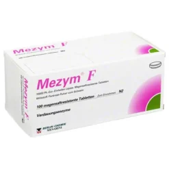 Mezym F magensaftresistente Tabletten, 100 St> Verdauung