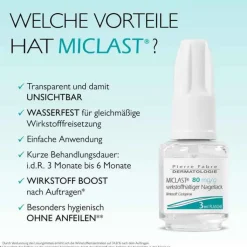 Miclast 80 mg / g wirkstoffhaltiger Nagellack, 3 ml