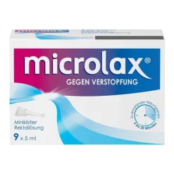 microlax Abführmittel bei Verstopfung, 9X5 ml