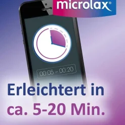 microlax Abführmittel bei Verstopfung, 4X5 ml