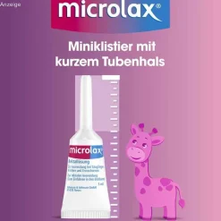 Microlax Rektallösung Klistiere mit kurzem Tubenhals, 4 St