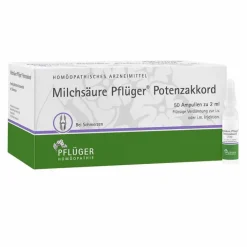 Pflüger Milchsäure Potenzakkord Injektionslösung Ampulle , 50 St> A. Pflüger