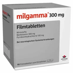 Milgamma ® 300 mg Vitamin B1 + 100 mg Vitamin B6, 90 St> Vitamin B6 (Pyridoxin)|Vitamin B1 (Thiamin)