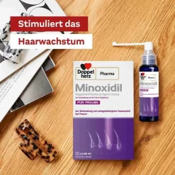 MINOXIDIL DoppelherzPharma 20 mg/ml Lösung für Frauen, 3X60 ml
