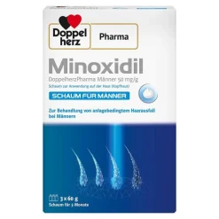 Minoxidil Doppelherzpharma Männer 50 mg / g Schaum, 3X60 g